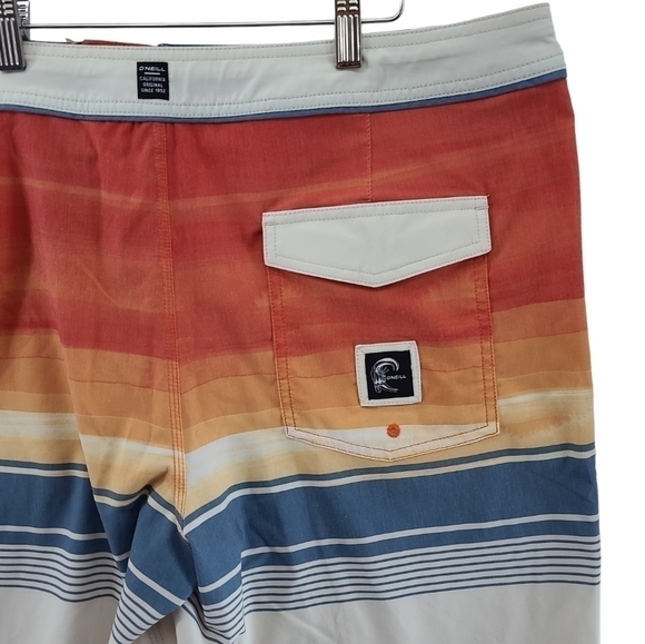 O'NEILL HYPERFREAK 24-7 Boardshorts Men's Swim Suit Trunks Beach Wear Size 38 - Picture 7 of 11